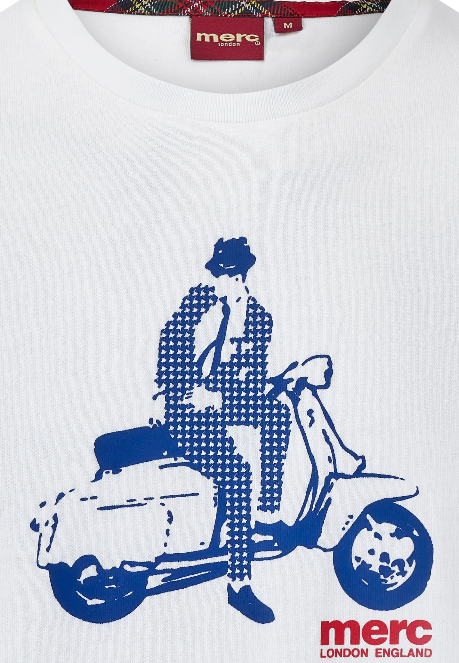 Printed T-Shirt by Merc in White