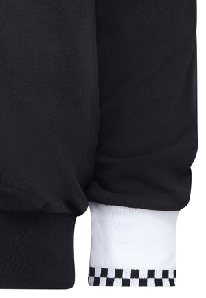 colour_Black|Zip Through with Ska Details Tracktop in Black
