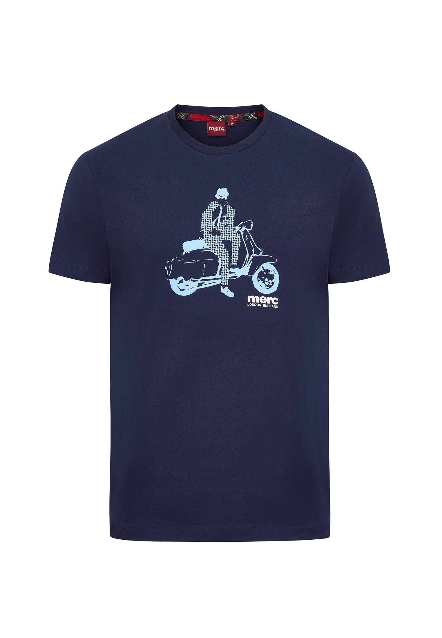 Printed T-Shirt by Merc in Blue