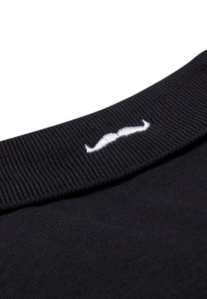 colour_Black|Merc Movember Polo Shirt Moustache