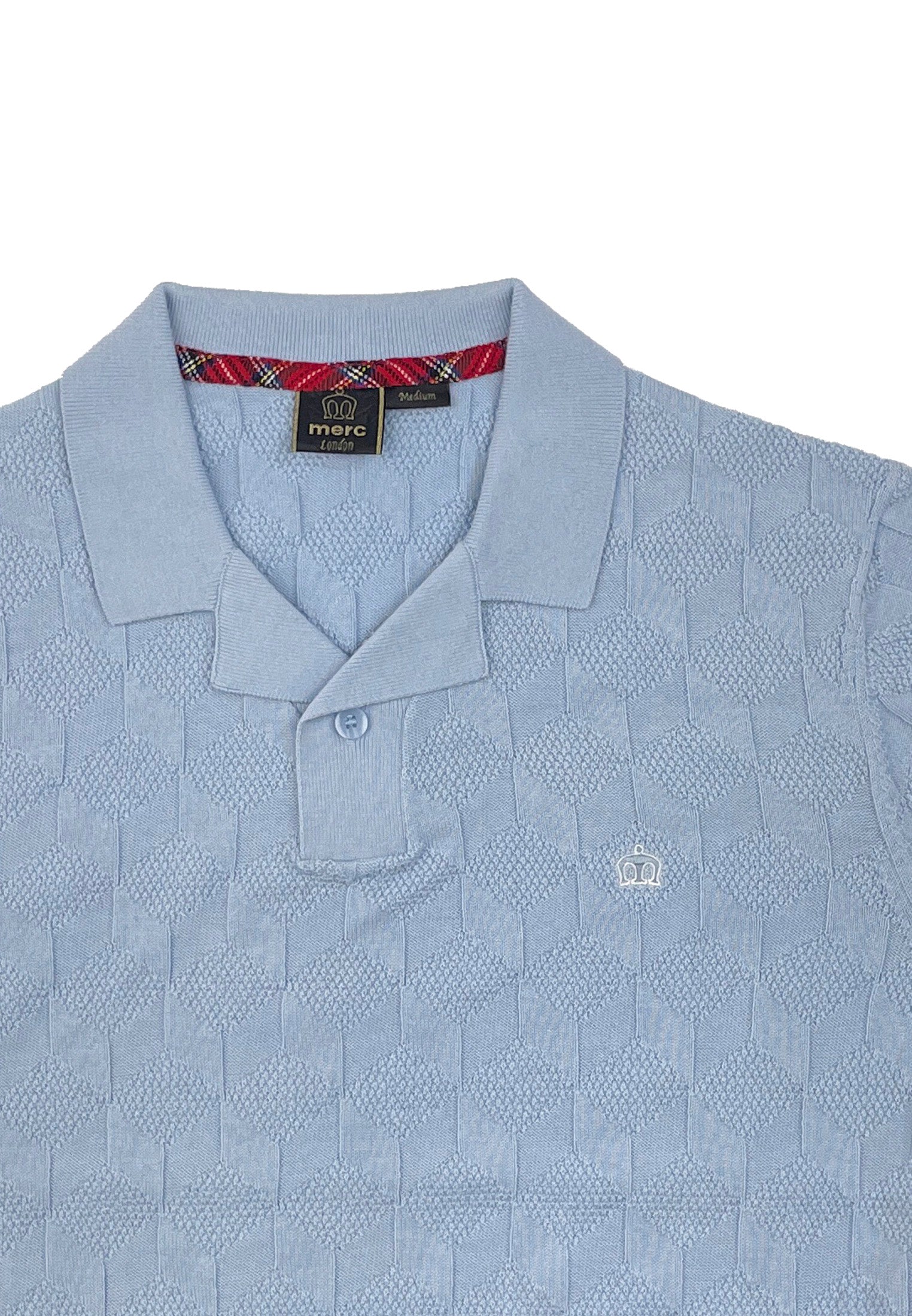 Geo Knitted Polo Shirt