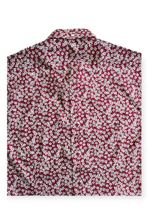 colour_Red|Flower Print Shirt