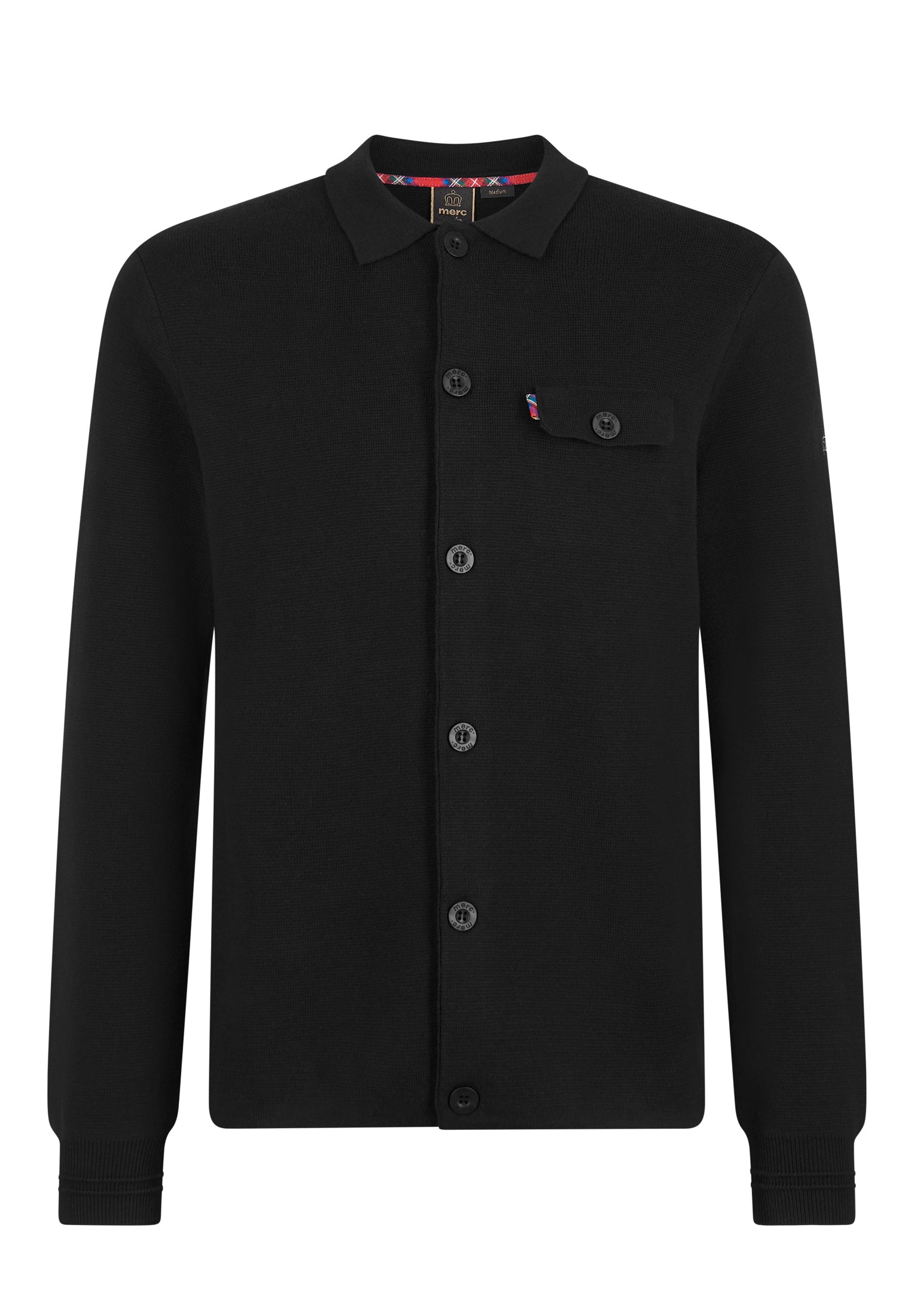 Rathbone Milano Knitwear Mens Workshirt In Black