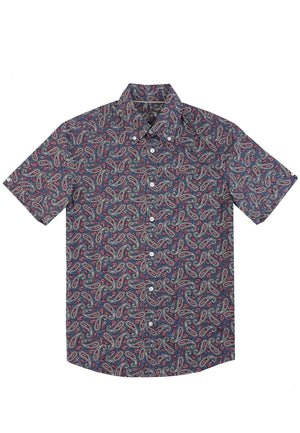 colour_Navy|Paisley Printed Shirt
