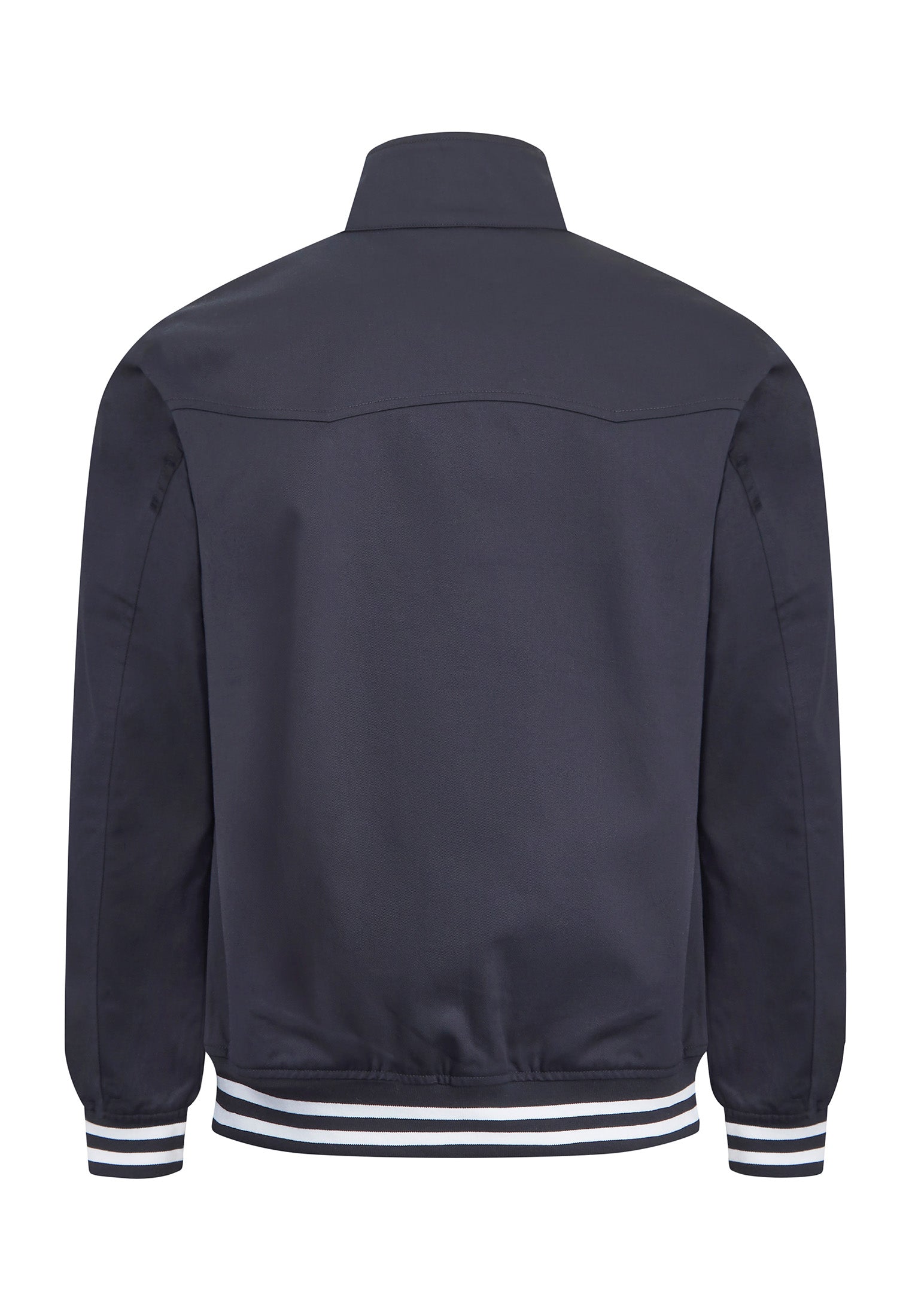 Dunston Tipping Details Harringon Jacket in Black- Merc London