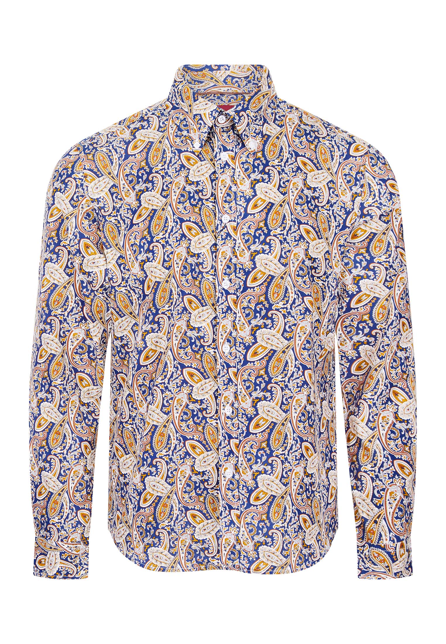 Long Sleeve Paisley Printed Shirt by Merc