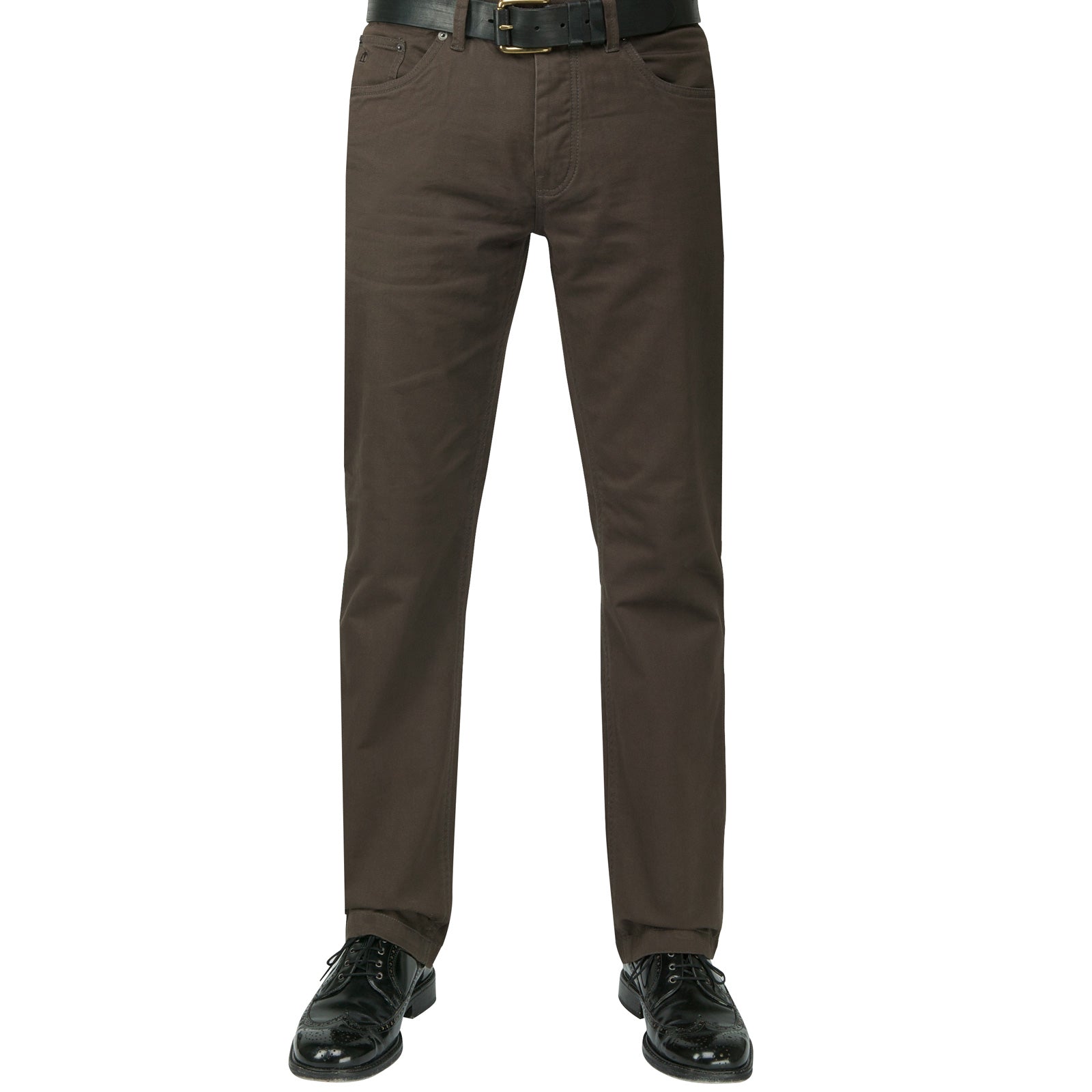 colour_Dark Brown|Avi Trousers
