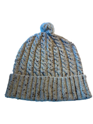 colour_Cream|Rothstein Flecked Beanie - Merc London