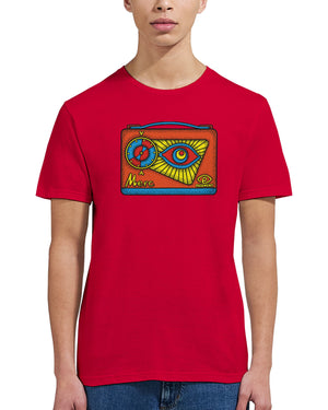 Colour_Red|Radio Printed T-Shirt Merc x Phigment