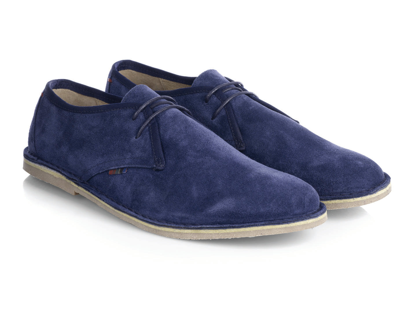 Tooley Desert Shoes - Dark Blue / 6 - Merc London