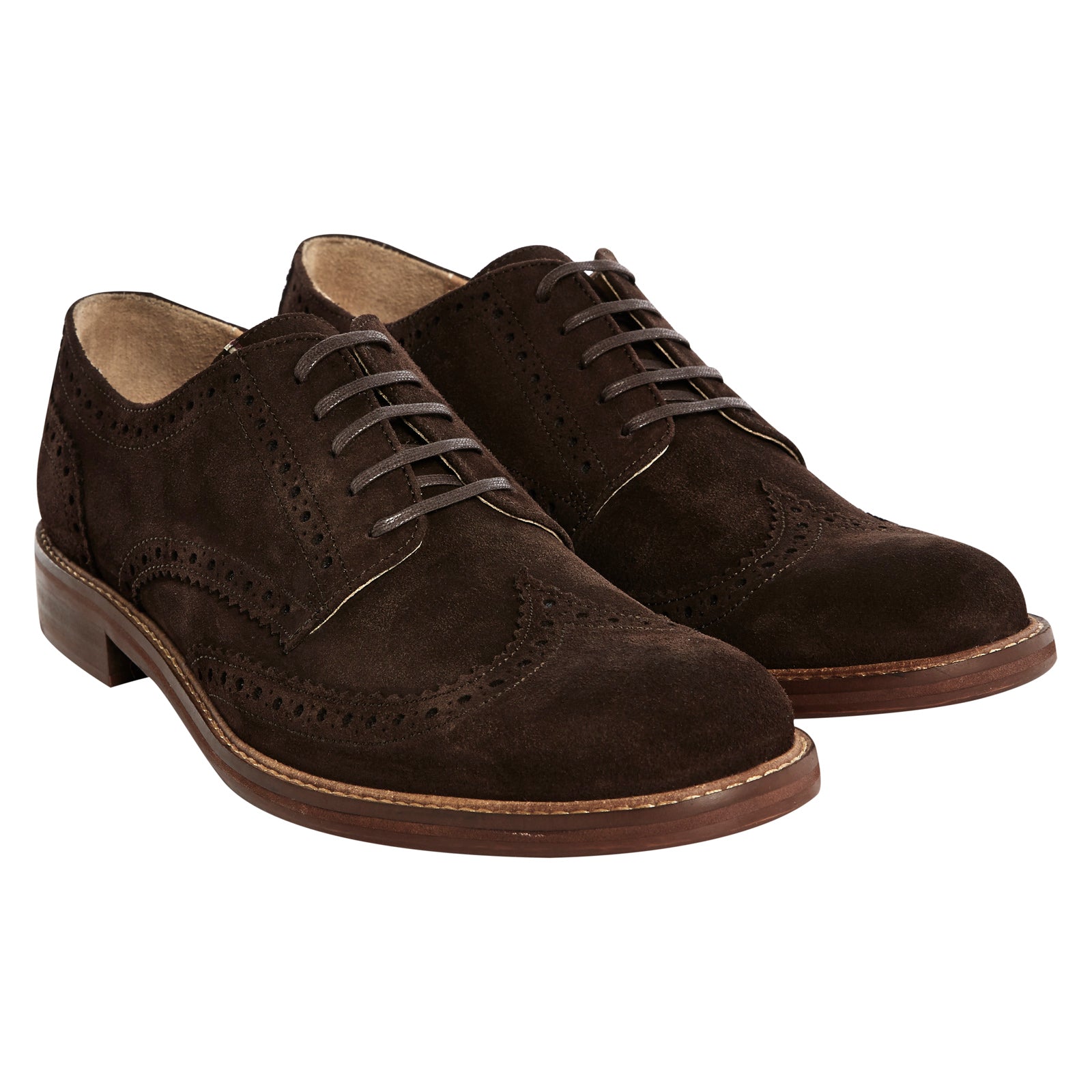 Aldwych Suede Brogue - Merc London