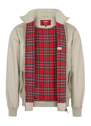 colour_Beige|The Harrington Jacket - Merc London
