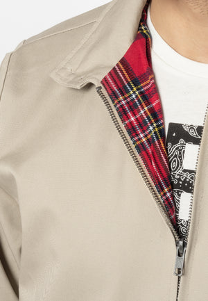 colour_Beige|The Harrington Jacket - Merc London
