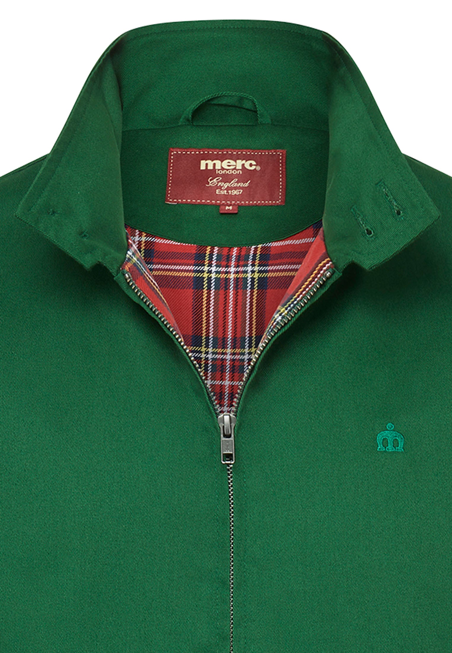 colour_Racing Green|The Harrington Jacket - Merc London
