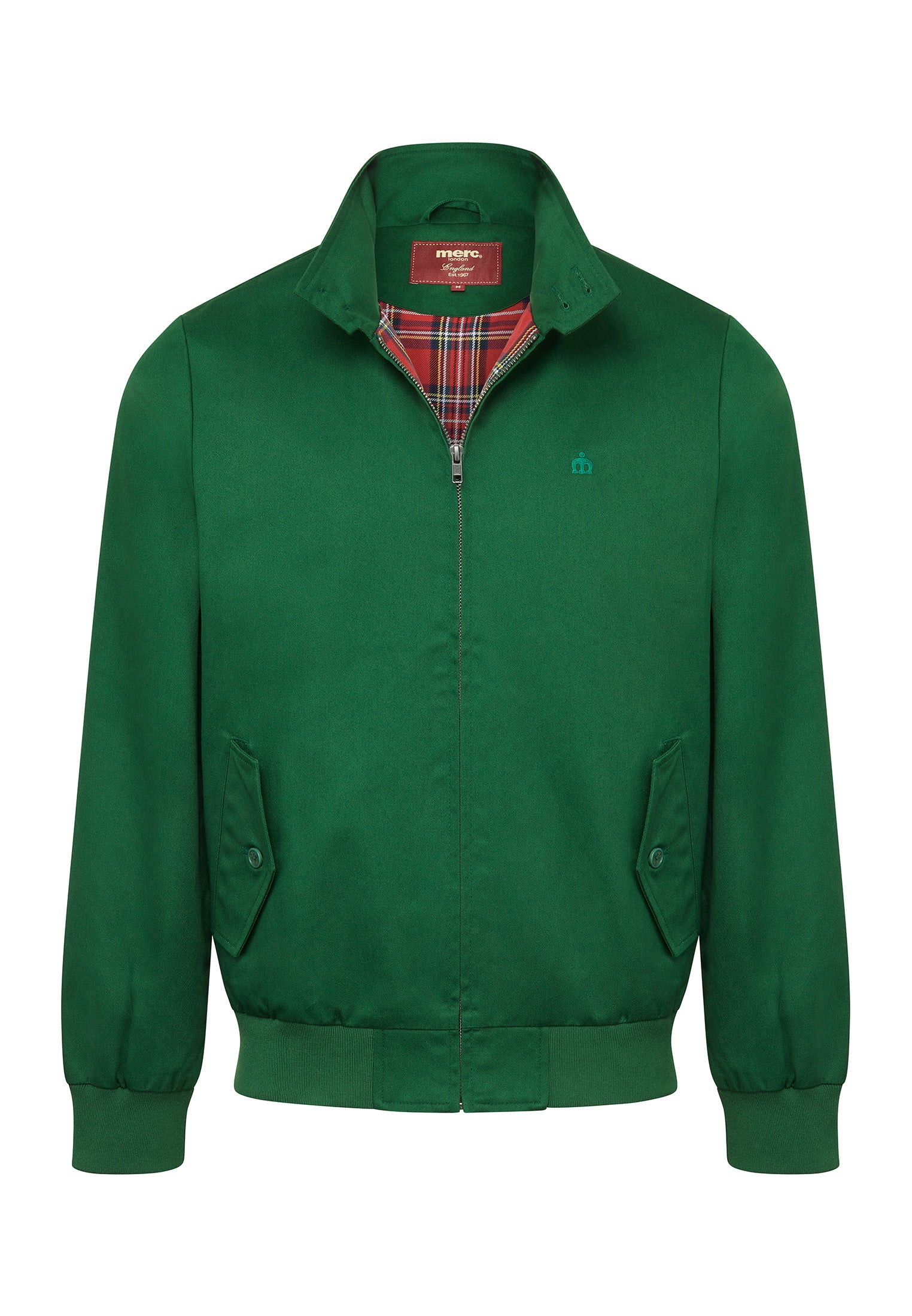 colour_Racing Green|The Harrington Jacket - Merc London