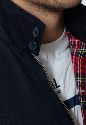 colour_Navy|The Harrington Jacket - Merc London