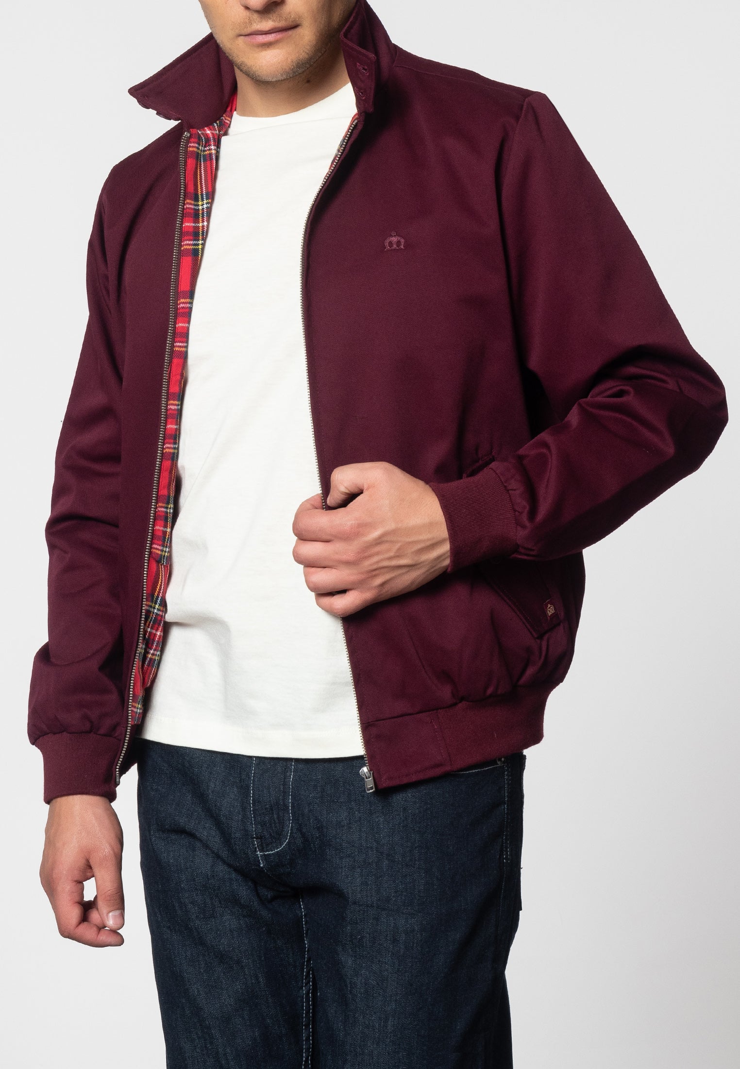 colour_Wine|The Harrington Jacket - Merc London