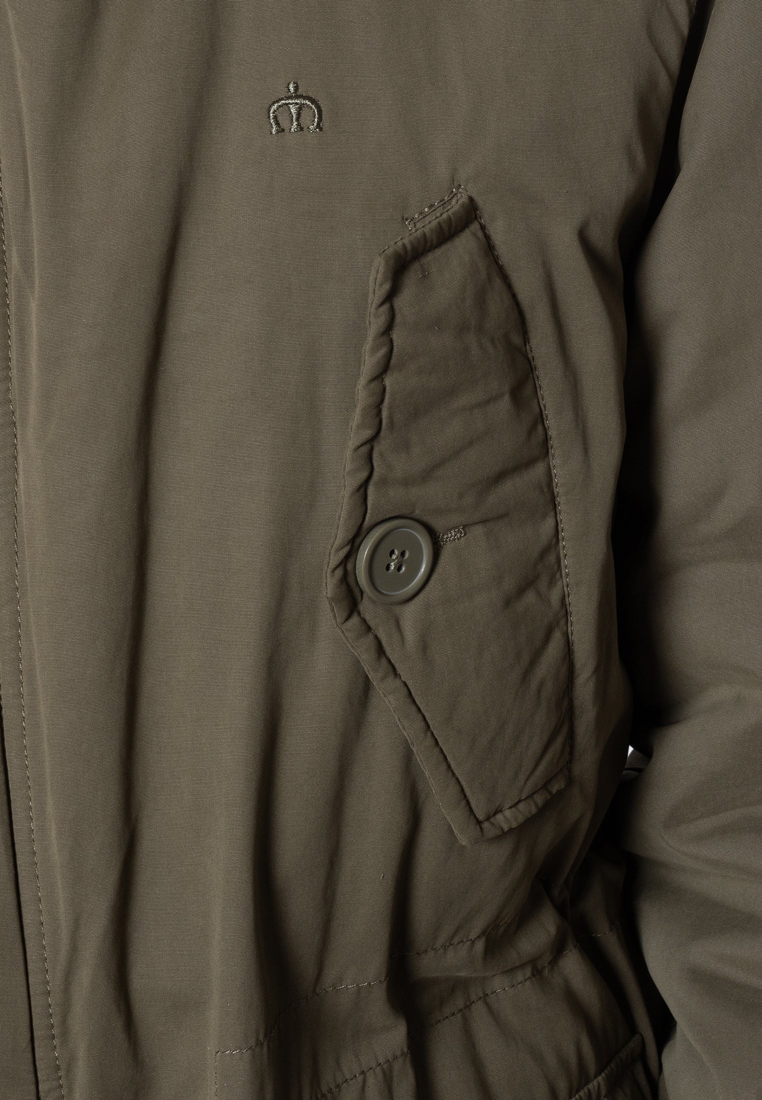 colour_Combat Green|Tobias Fishtail Parka - Merc London