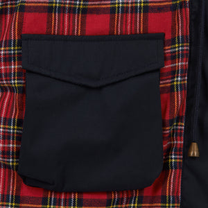 colour_Navy|Tobias Fishtail Parka - Merc London