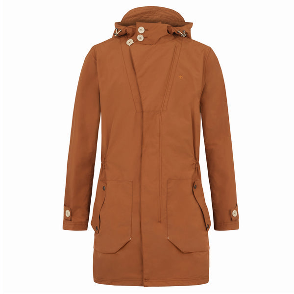 colour_Burnt Orange|Eldon Summer Parka - Merc London