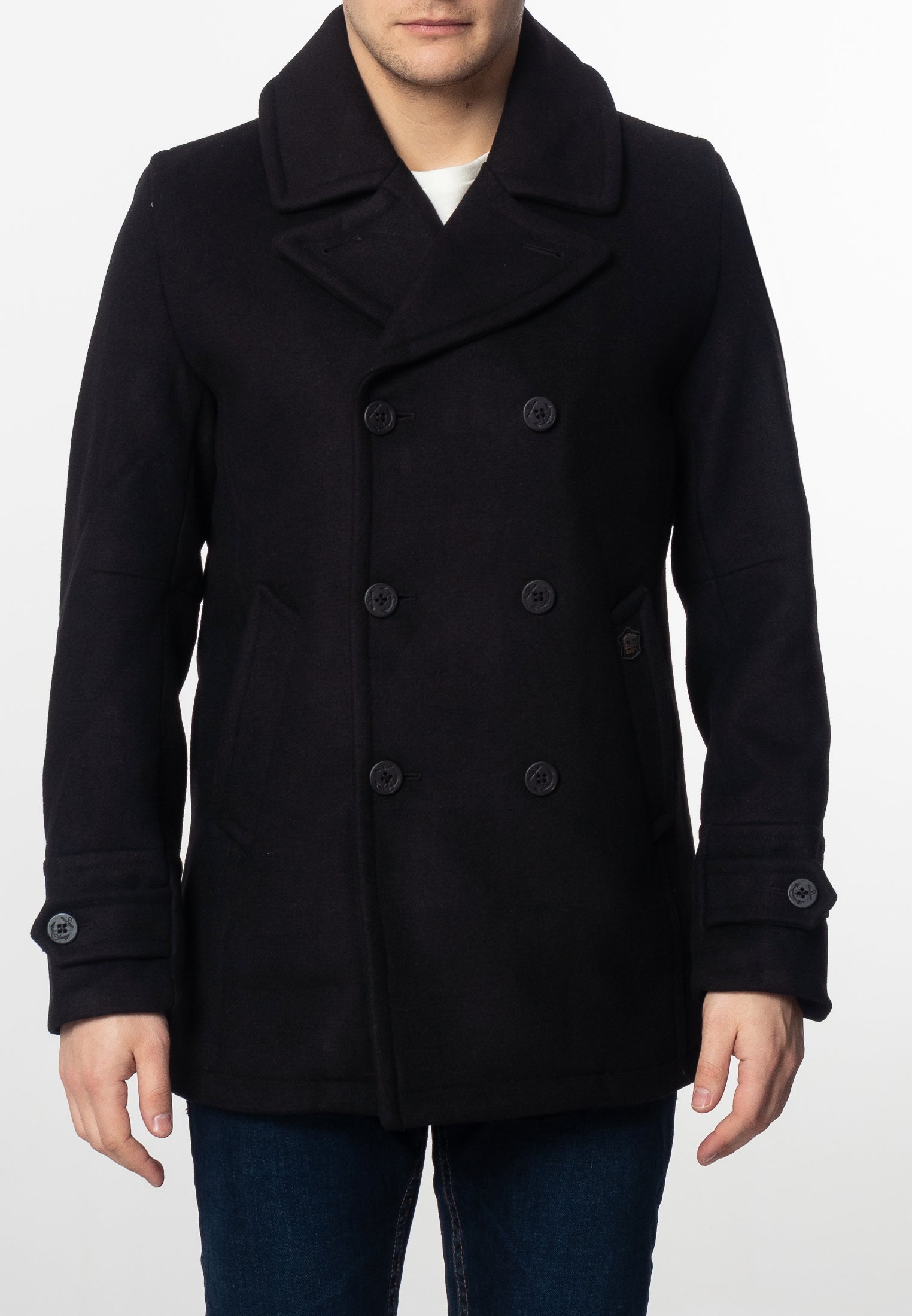 Doyle Pea Coat - Merc London