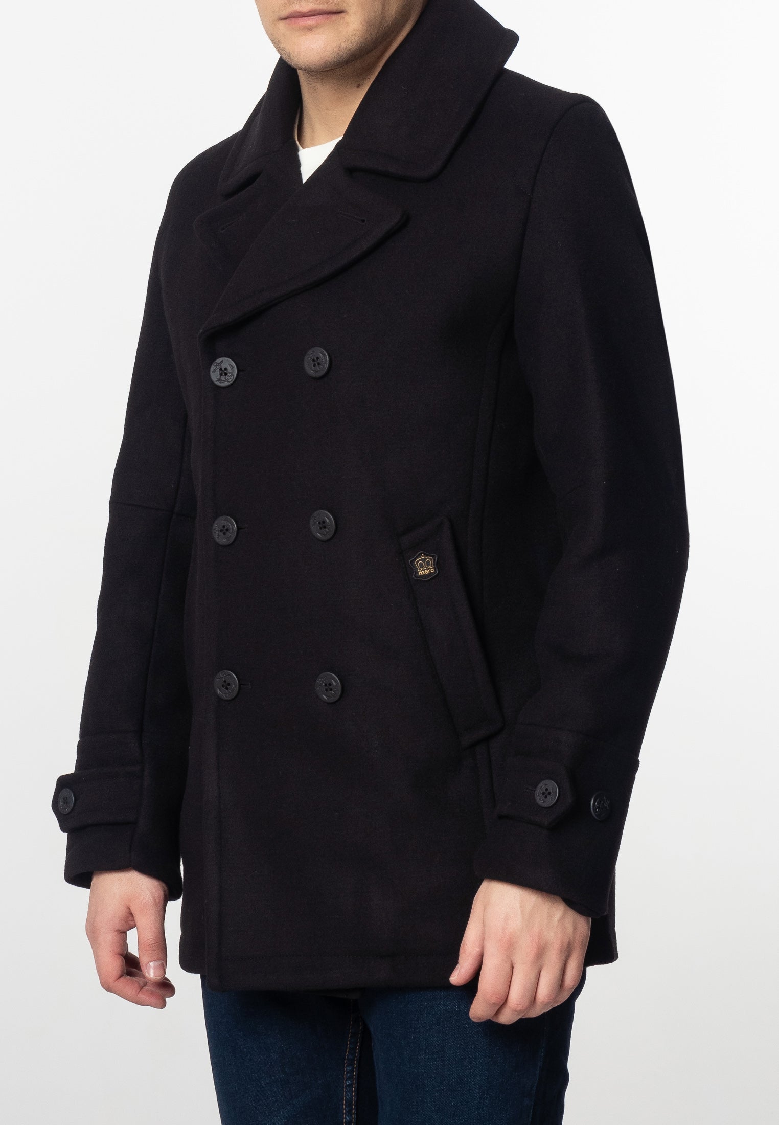 Doyle Pea Coat - Merc London