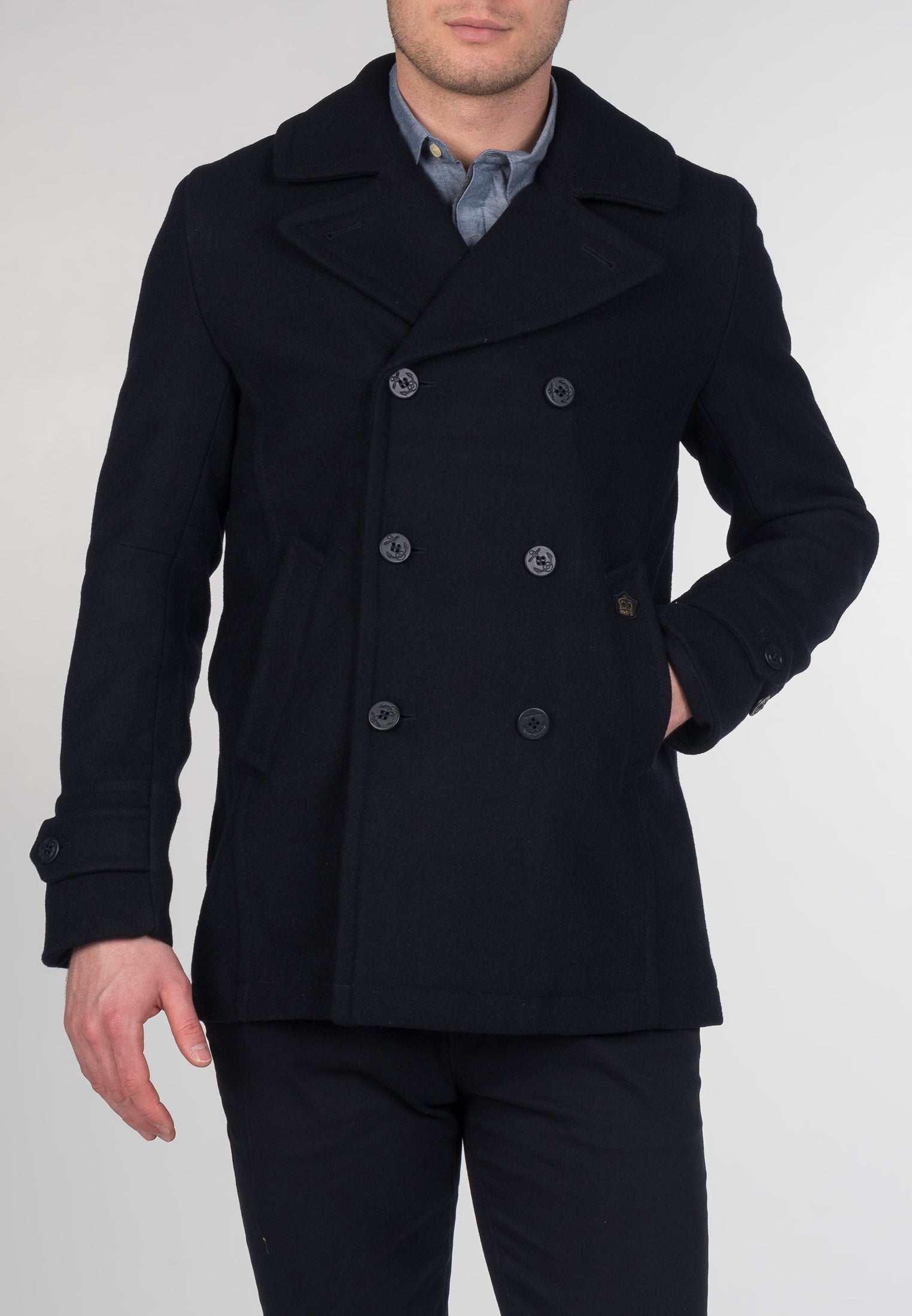 Doyle Pea Coat - Merc London