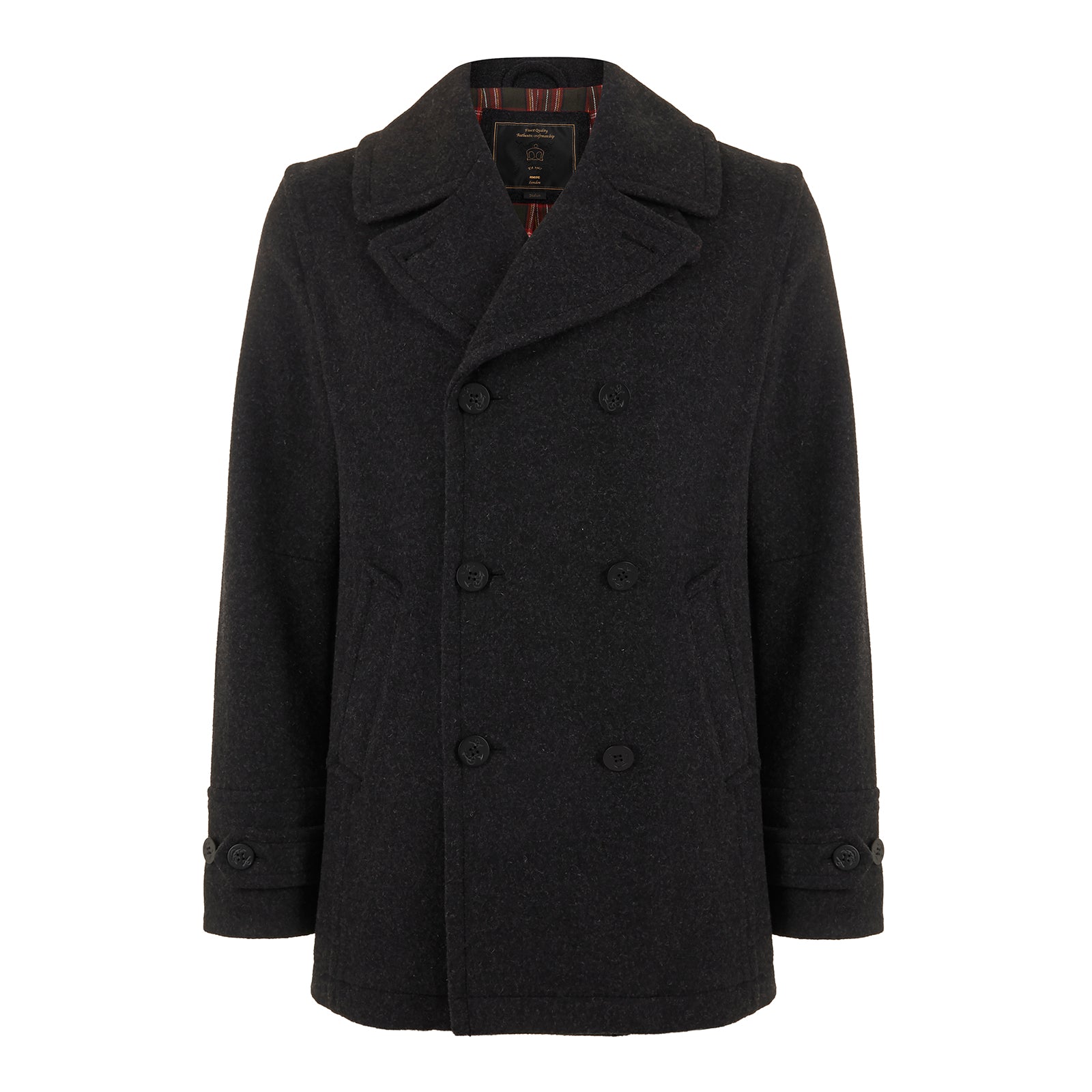 Doyle Pea Coat - Merc London