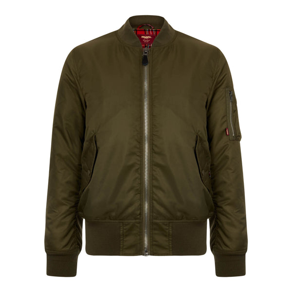 colour_Combat Green|Hardy Bomber jacket - Merc London