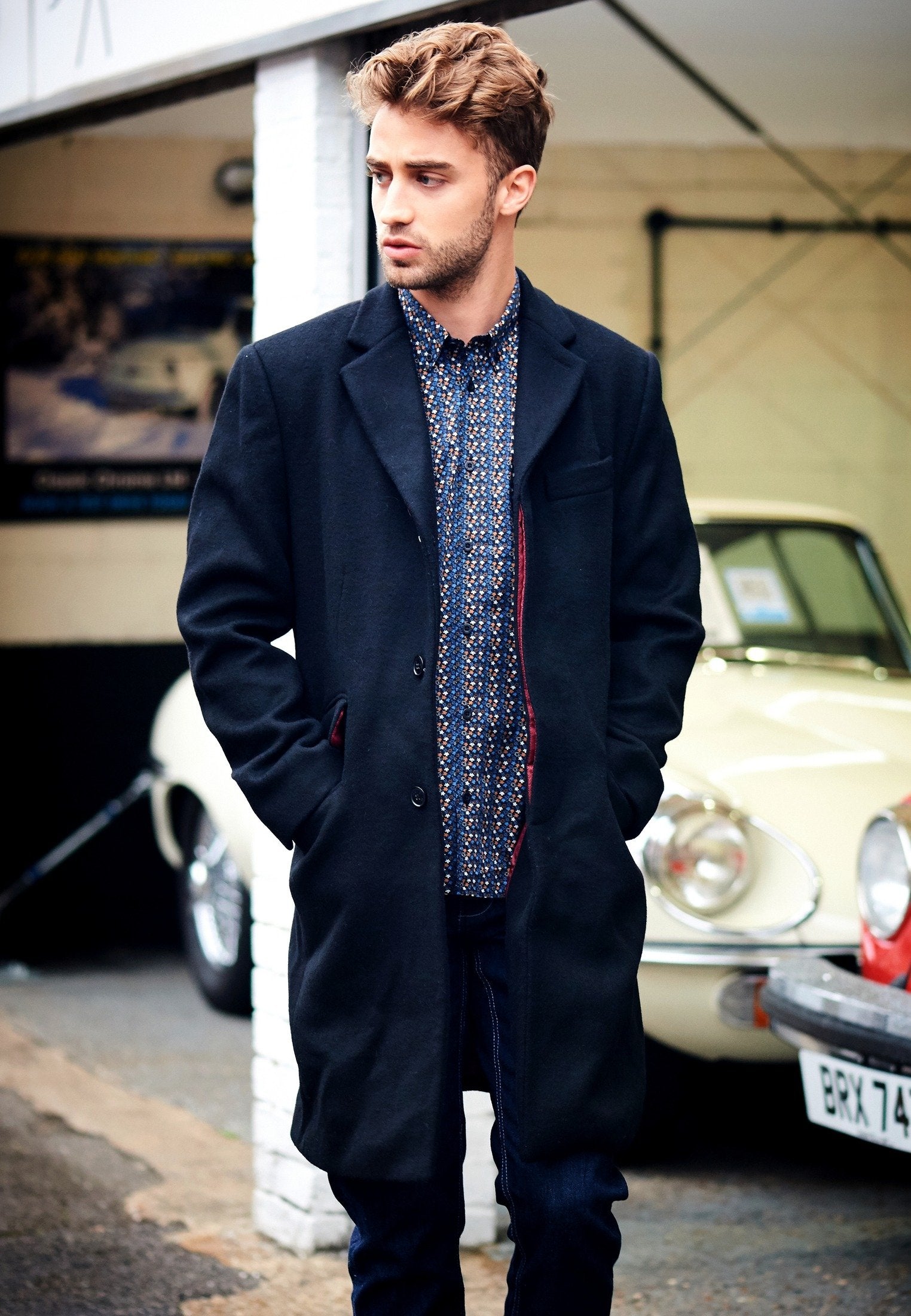 colour_Black|WALESBY Tailored wool overcoat - Merc London