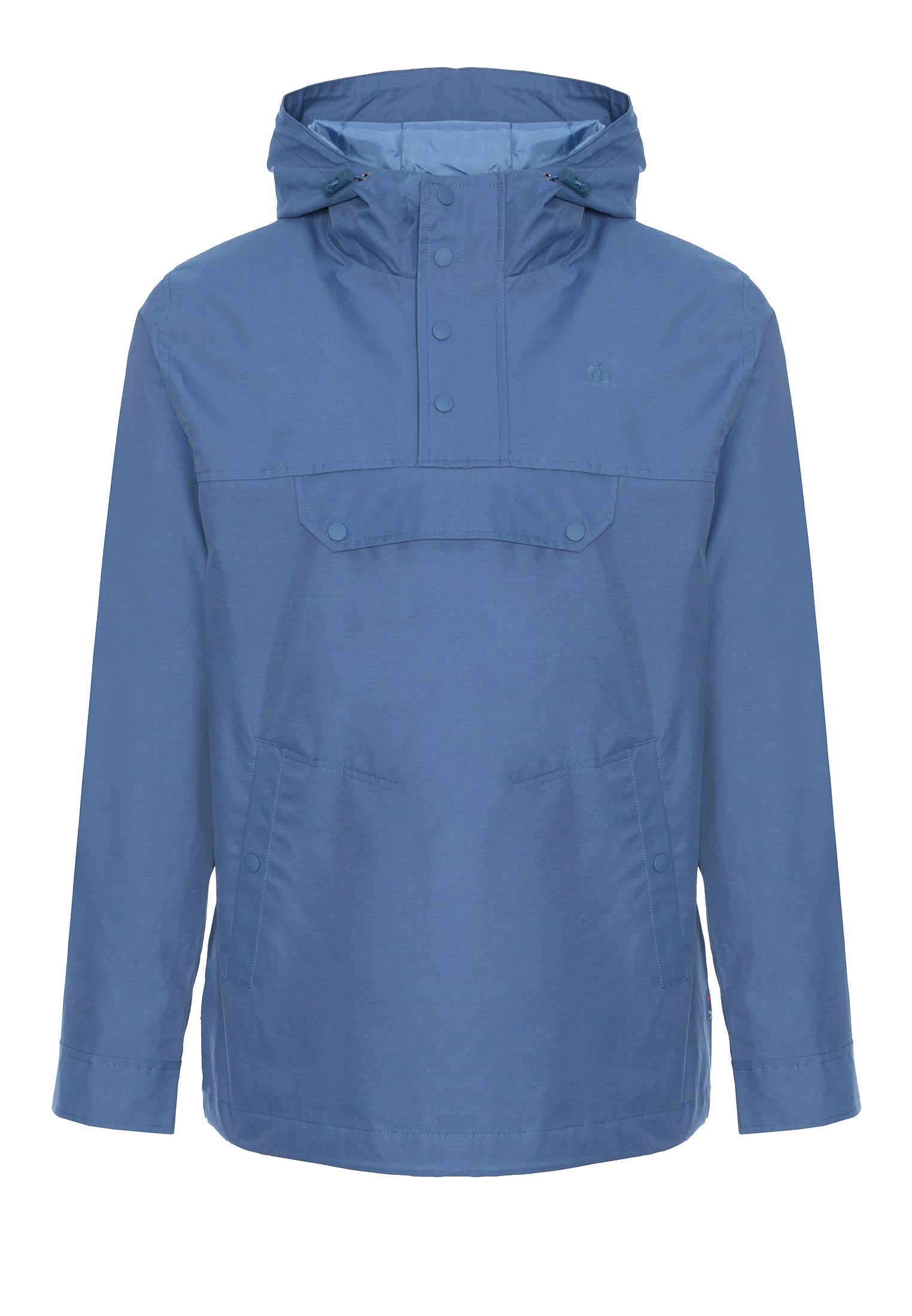 Shield Pullover Windbreaker Jacket Blue - Merc London