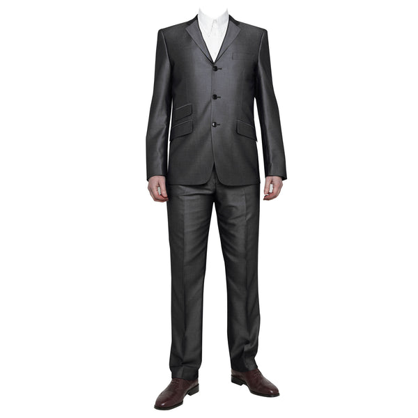 colour_Charcoal|Gin Tonic Suit Trousers - Merc London