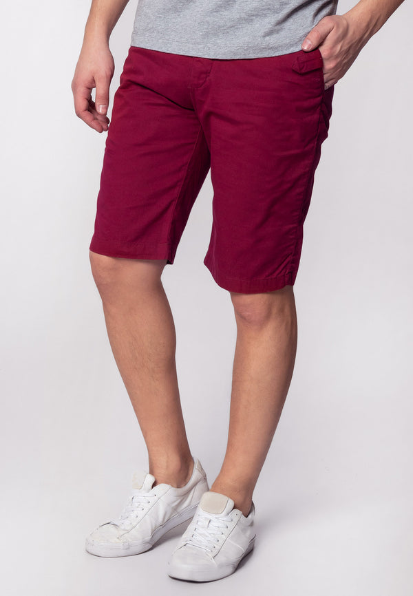 colour_Burgandy|Timothy Shorts - Merc London