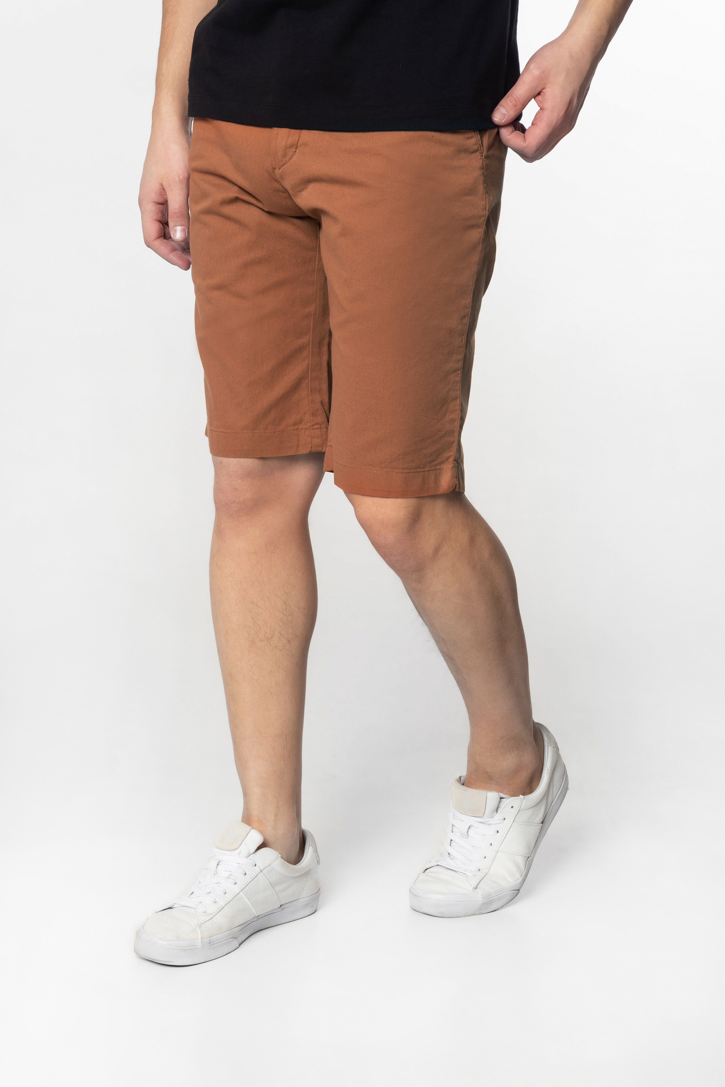 colour_Tan|Timothy Shorts - Merc London