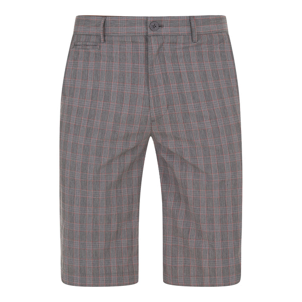 colour_Grey|Relf Check Shorts -  - Merc London