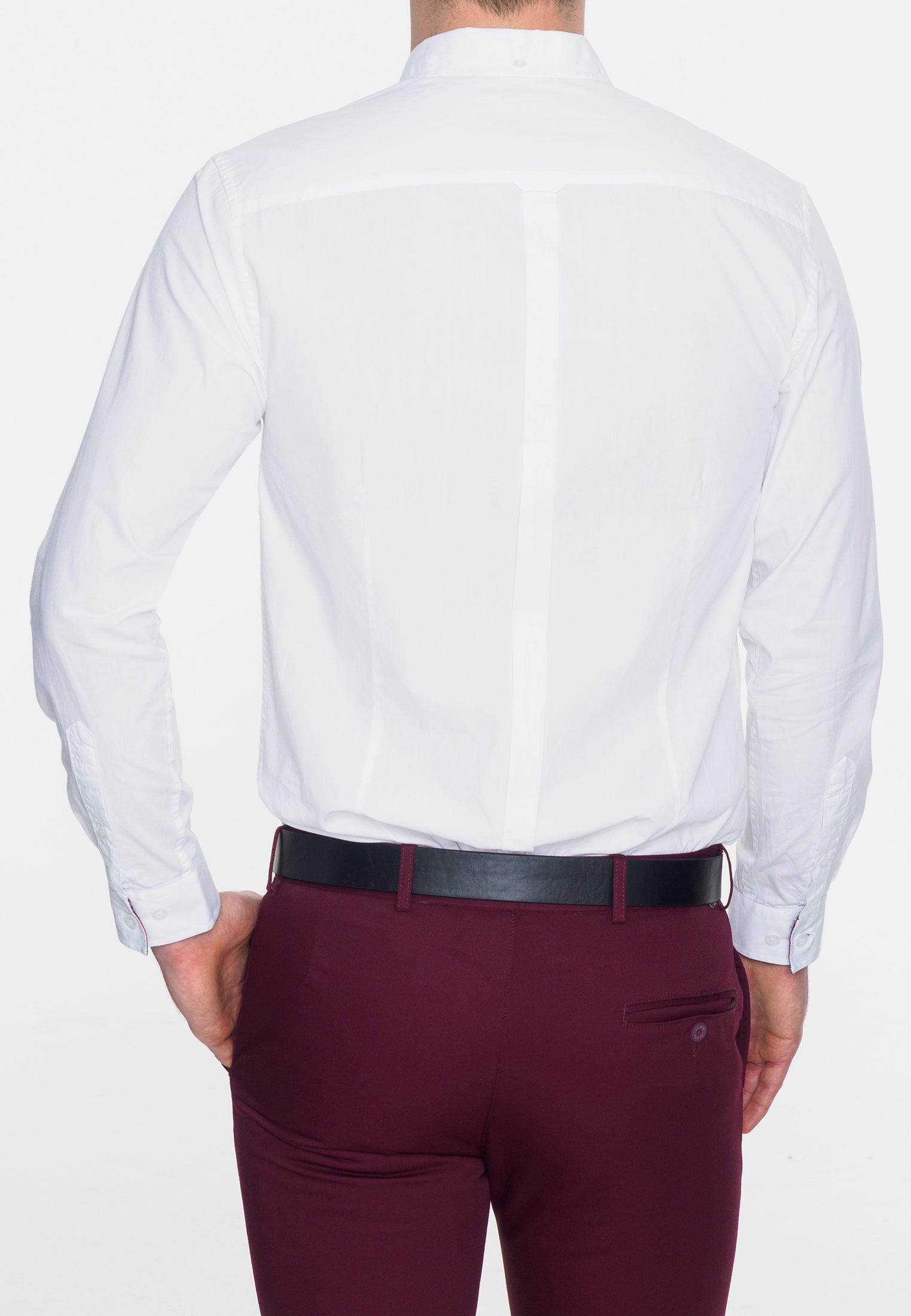 colour_White|Albin Shirt - Merc London