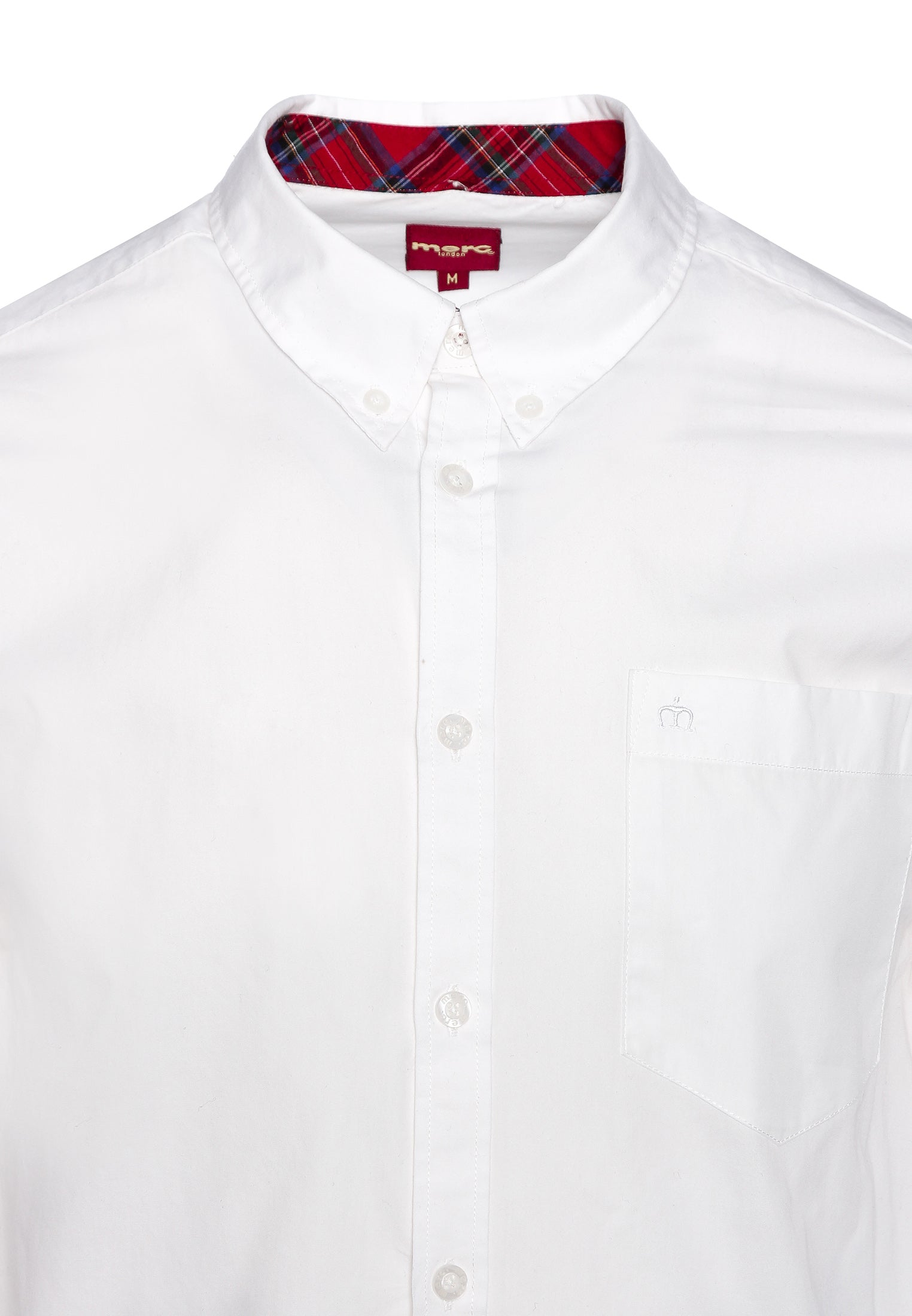 colour_White|Albin Shirt - Merc London
