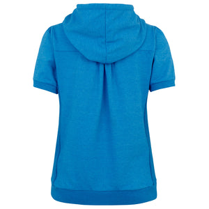 colour_Blue|Hester Zip Thru Short Sleeve Hoodie - Merc London