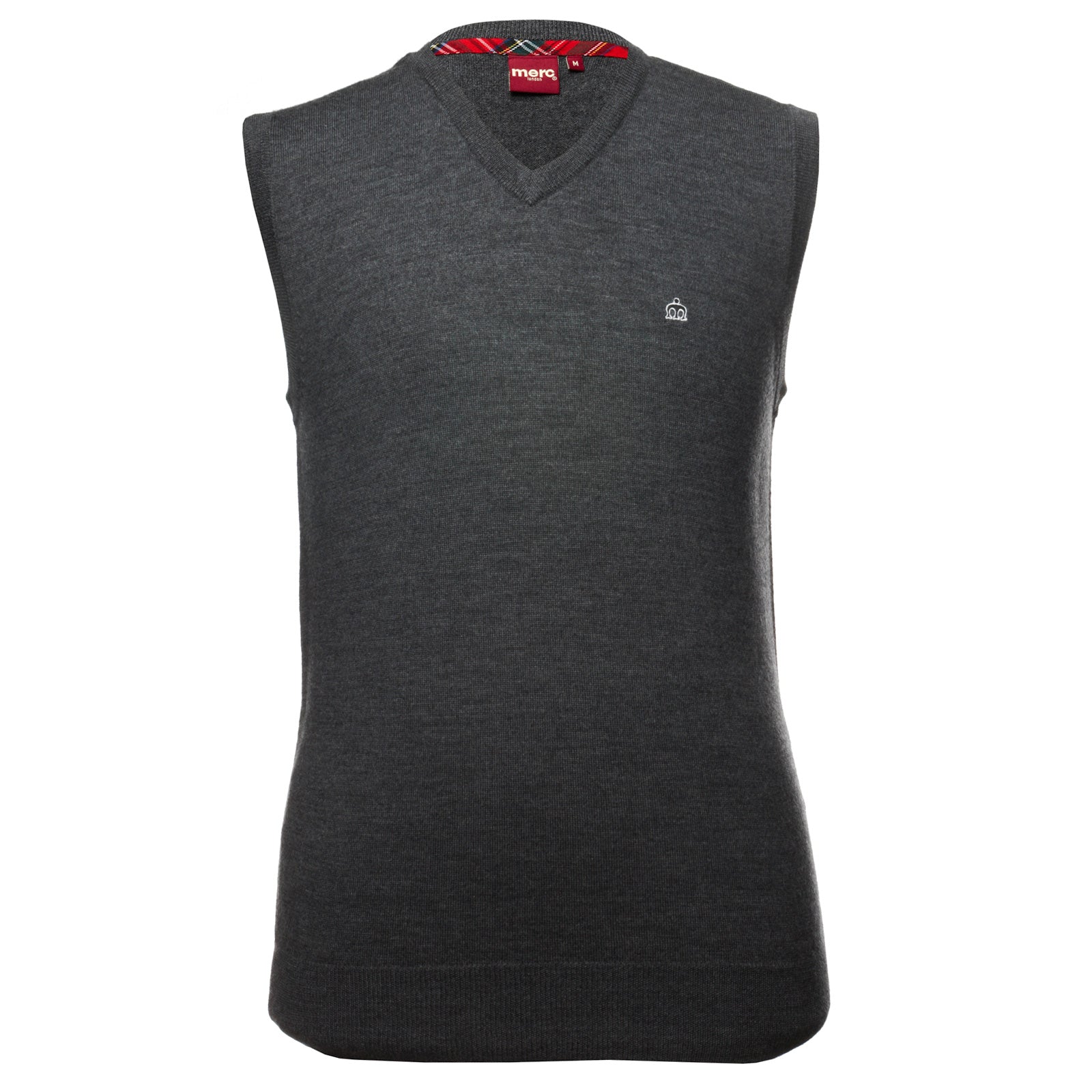 colour_Marl Charcoal|Jenz Tank Top - Merc London