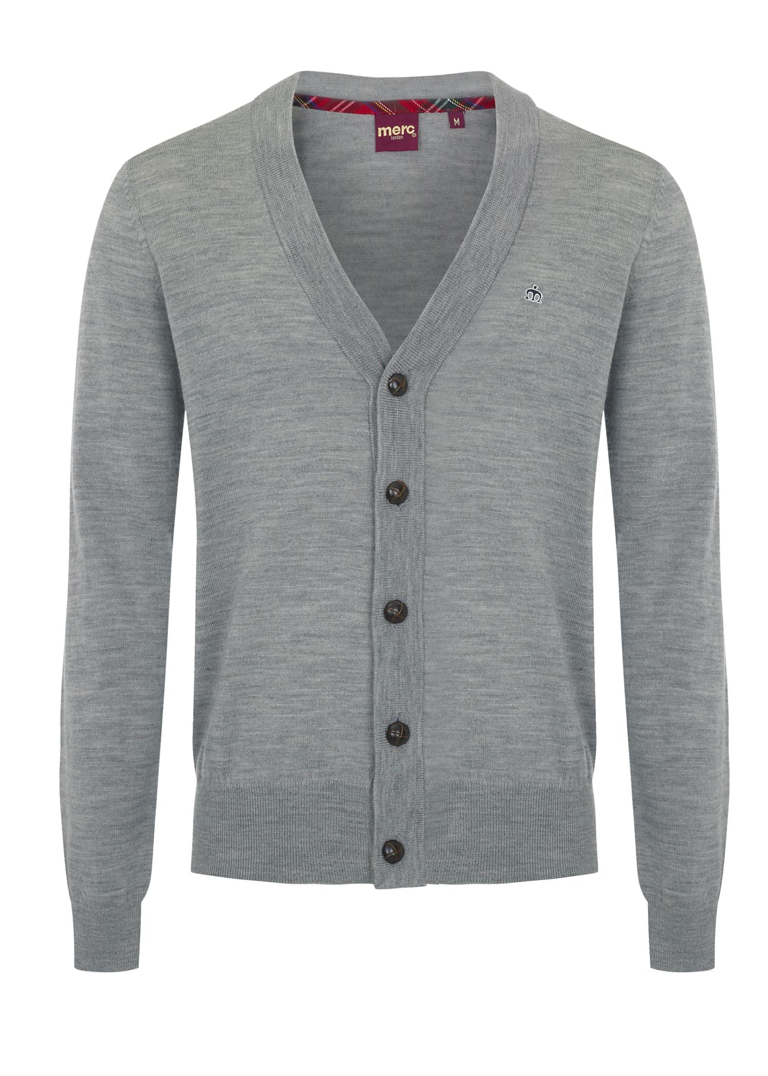 Harris Pure Wool Cardigan - Merc London