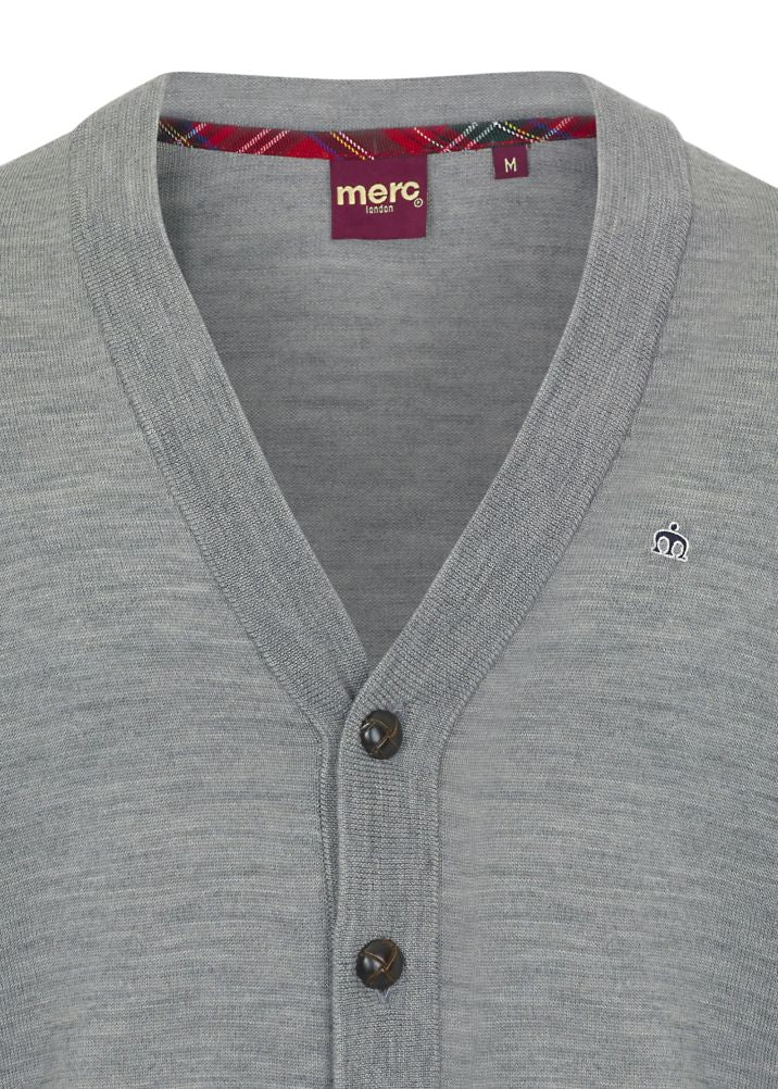 Harris Pure Wool Cardigan - Merc London