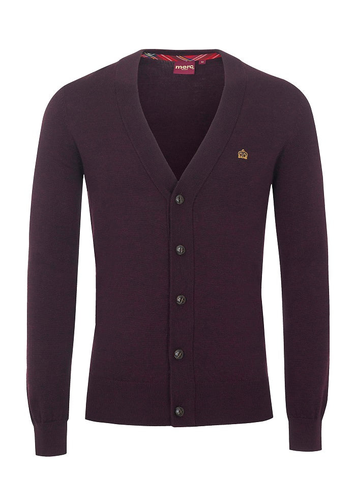 Harris Pure Wool Cardigan - Merc London