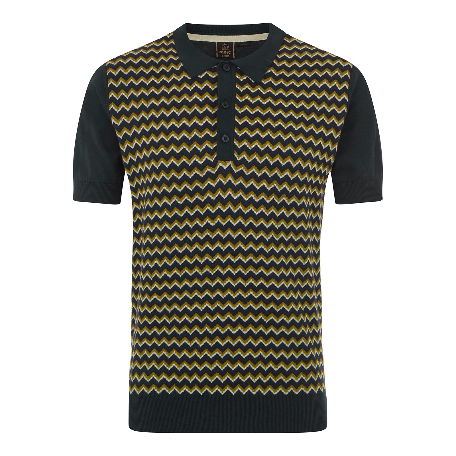 Demick Knitted Polo - Merc London