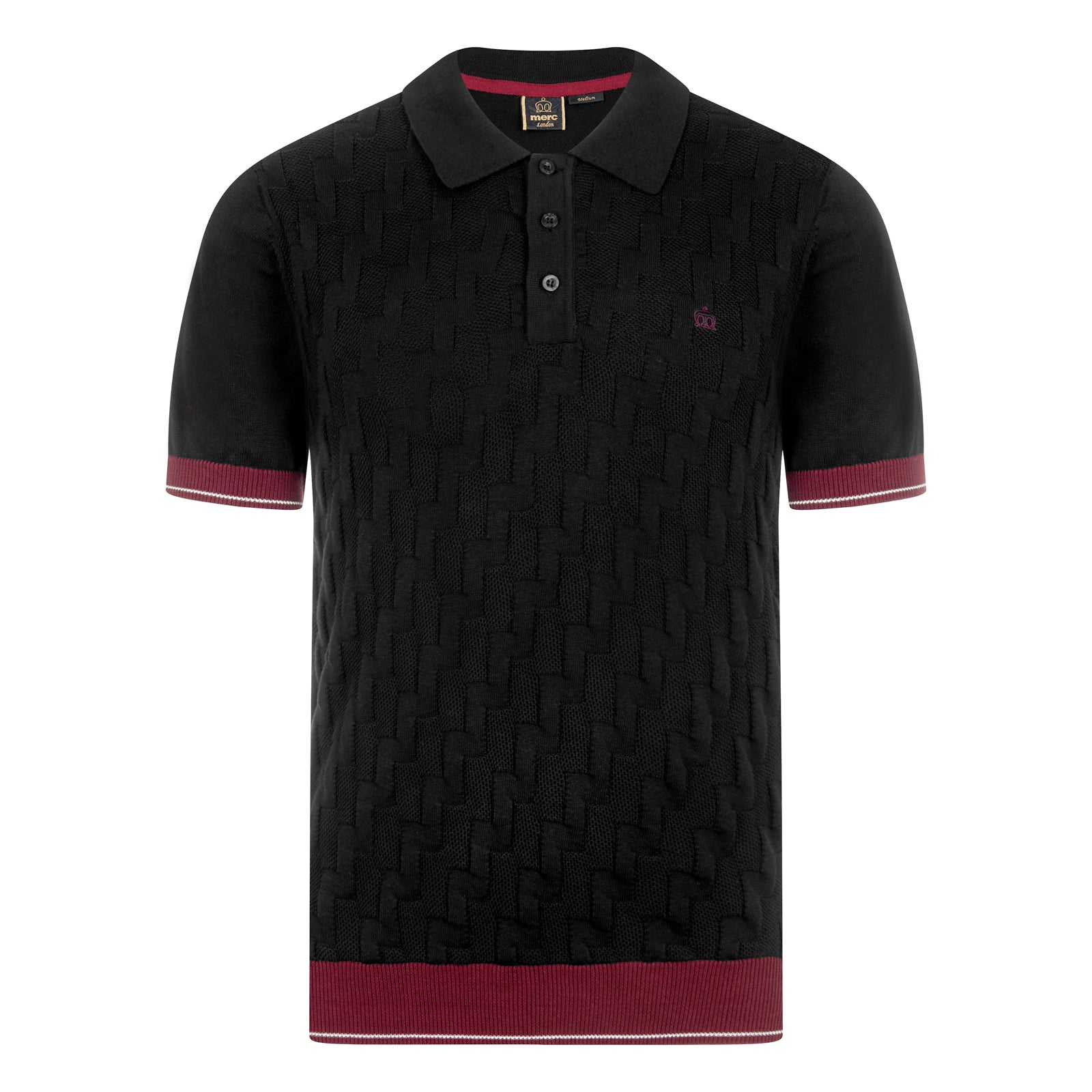 Haxby Knitted Polo - Merc London