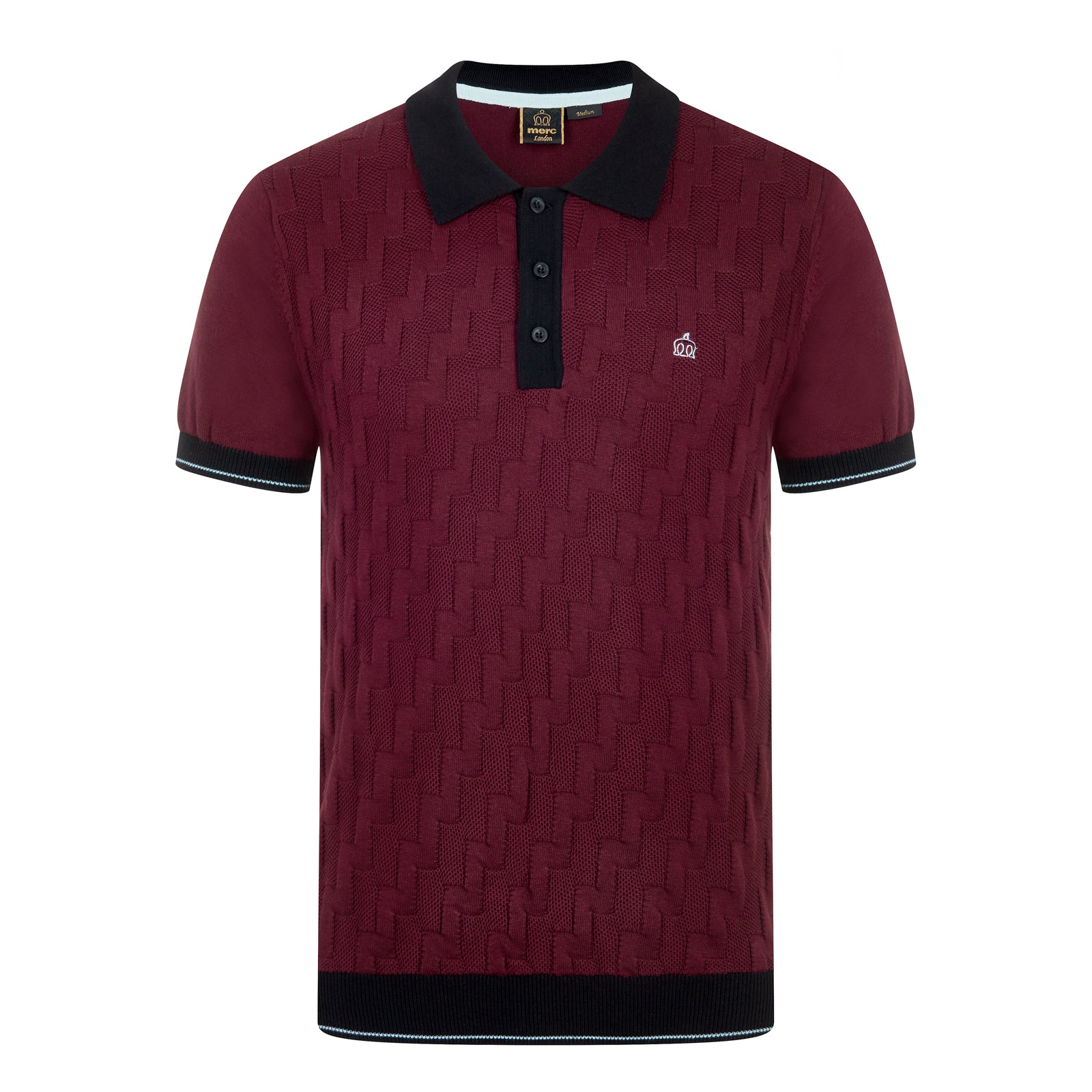 Haxby Knitted Polo - Merc London