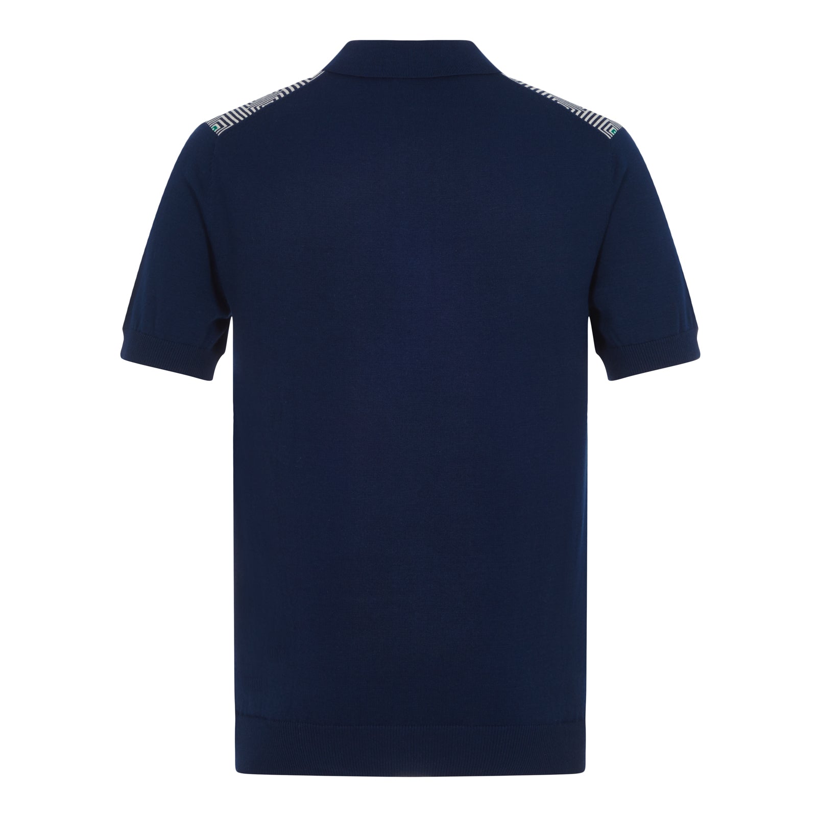 colour_Navy|Manton Knit Polo - Merc London