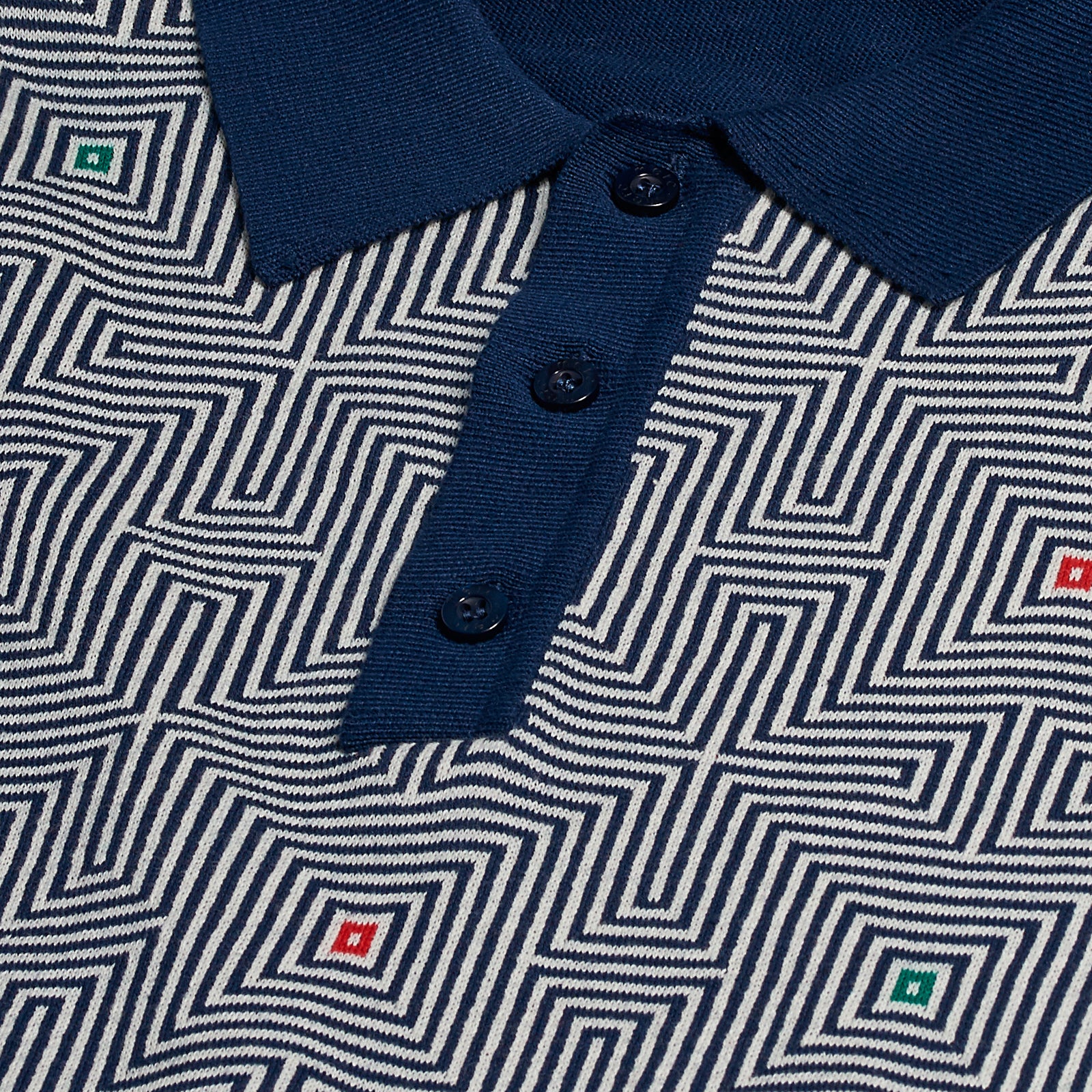 colour_Navy|Manton Knit Polo - Merc London