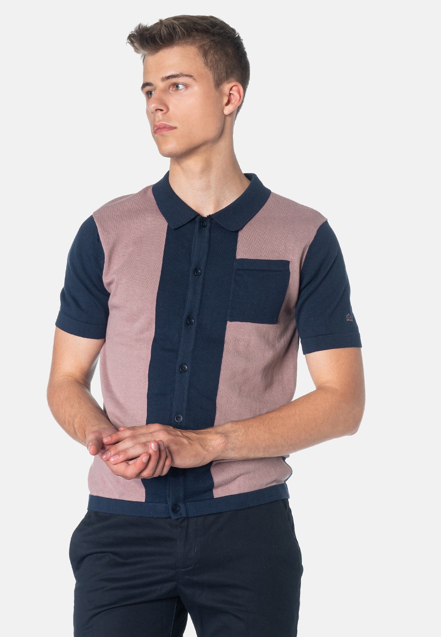 Conduit Knitted Polo Shirt - Merc London