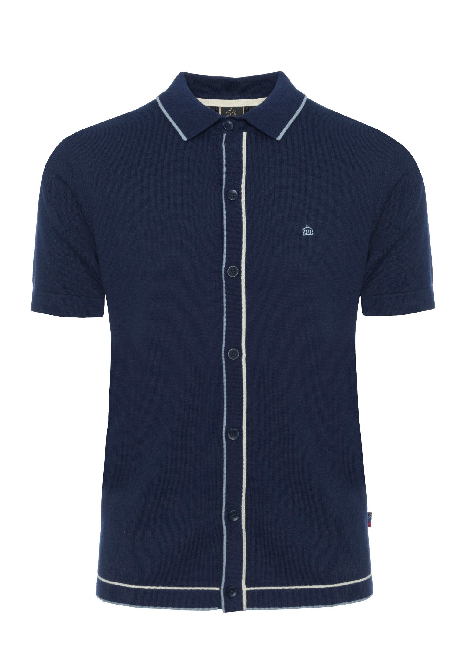 Devon Knited Polo Shirt - Merc London