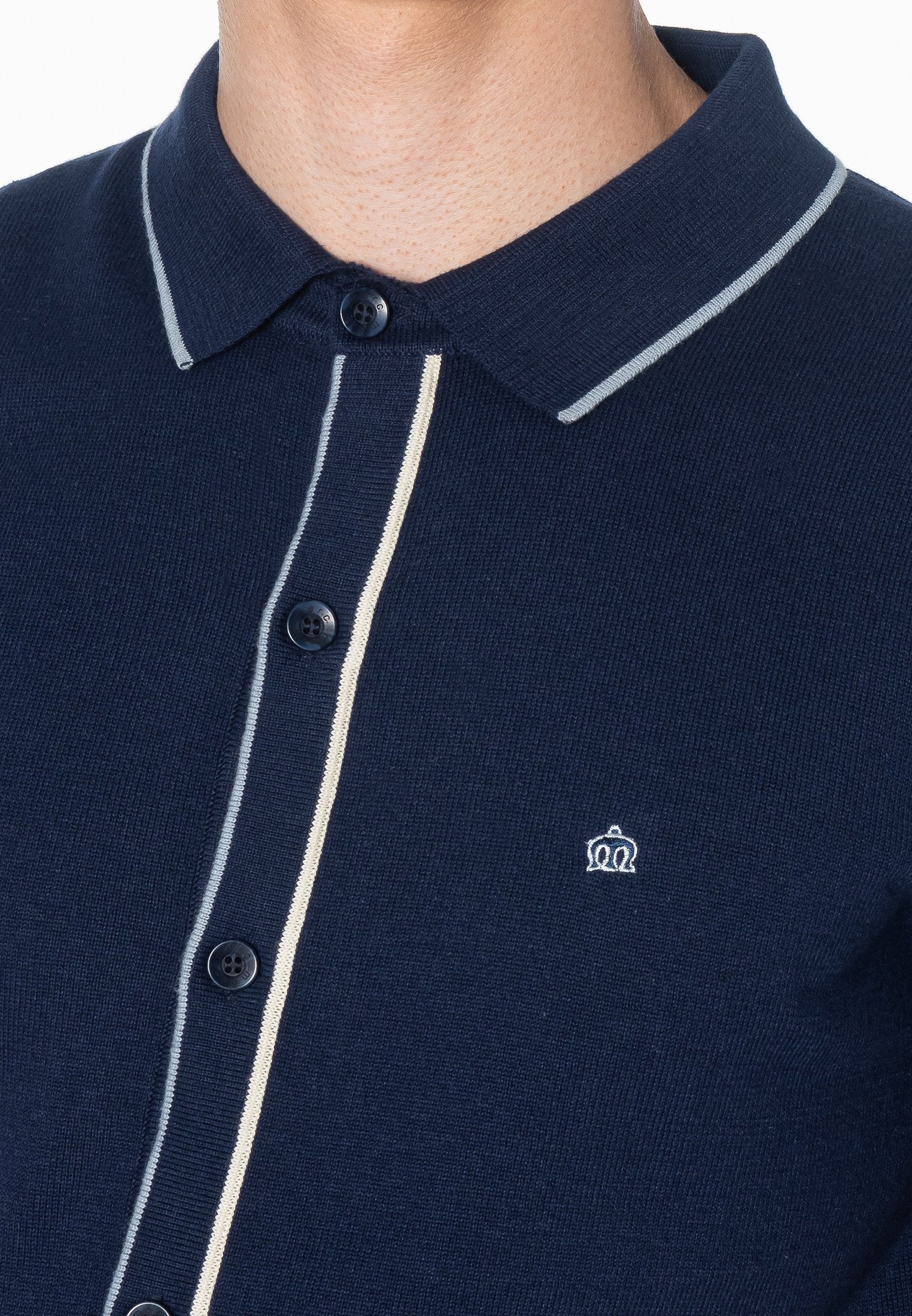 Devon Knited Polo Shirt - Merc London